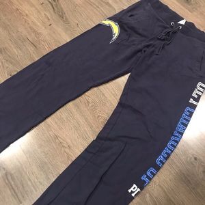 VS pink chargers NFL sweatpants
